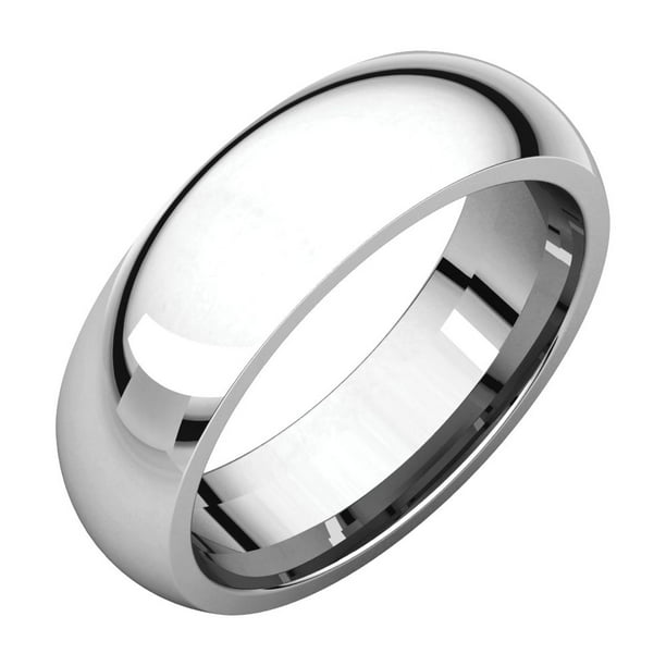 925 Sterling Silver 6mm Polished Comfort Fit Band Ring Size 9.5 Jewelry Gifts for Women 